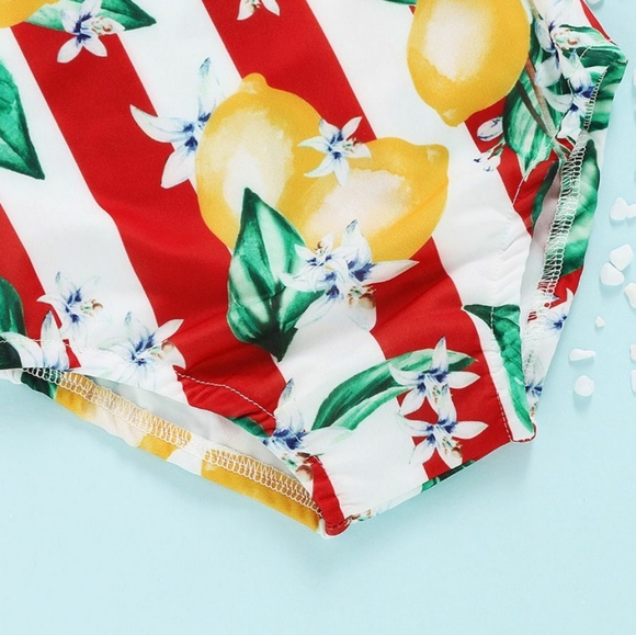 Girls swimsuit with matching headband - Picture 6 of 7